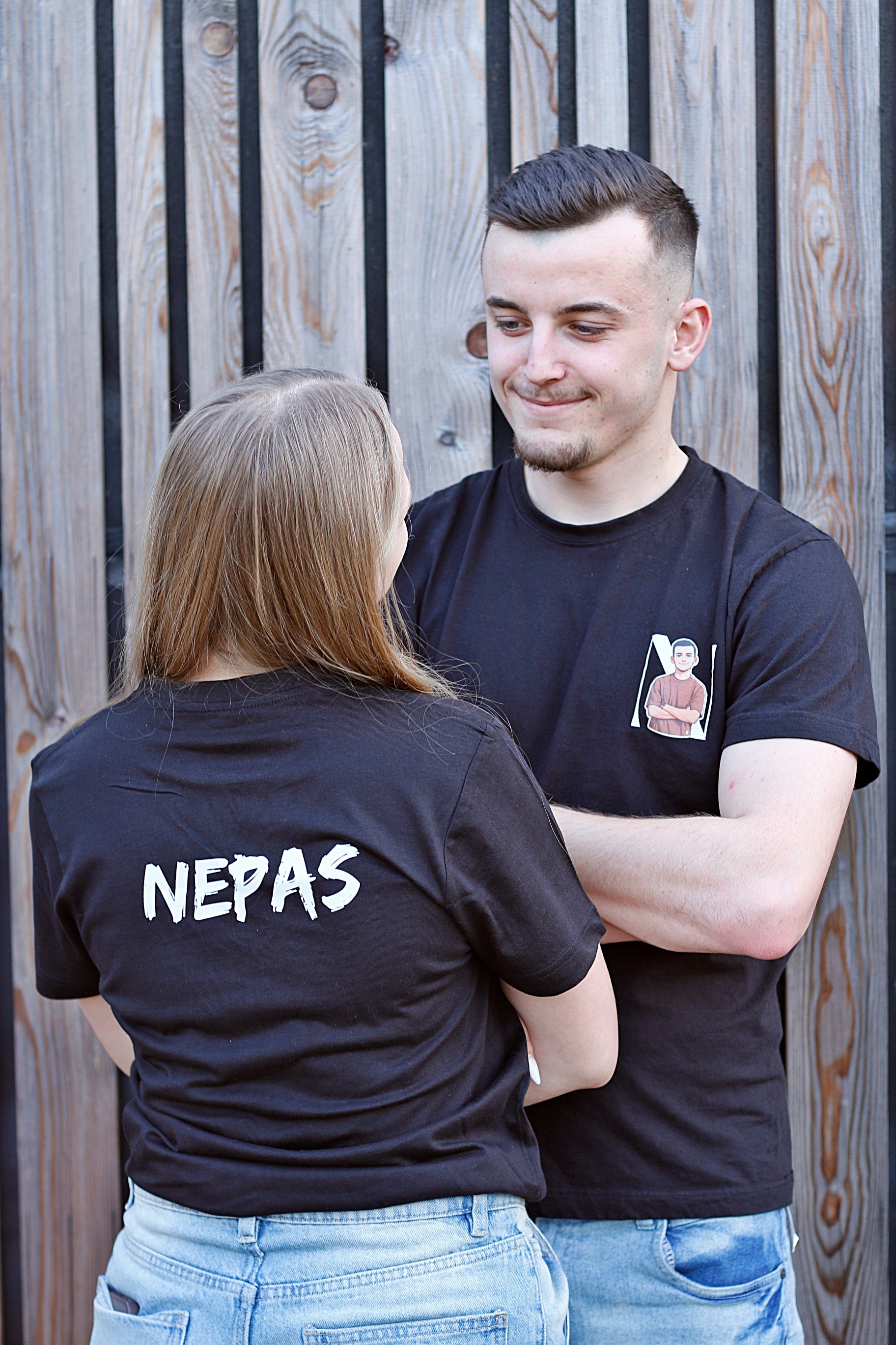 Tričko - NEPAS černé