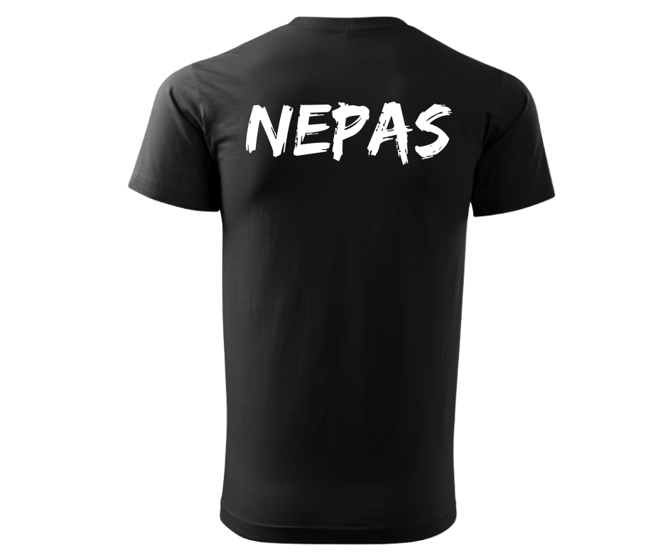 Tričko - NEPAS černé