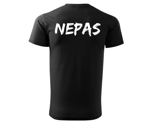 Tričko - NEPAS černé